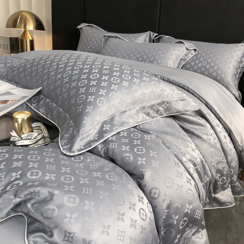 Luxurious Fashion Silky Soft Duvet Cover Bed Set