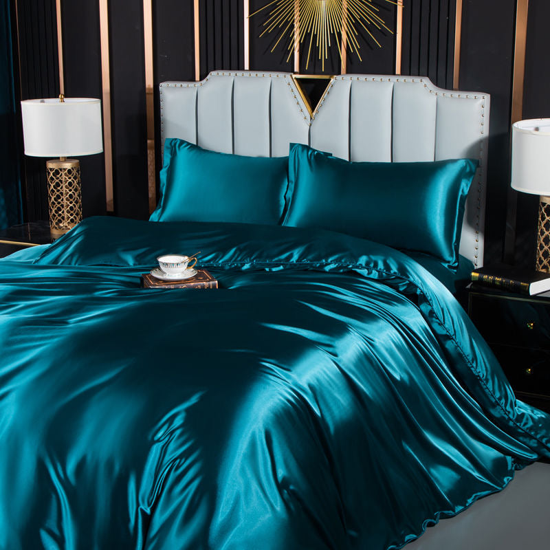 Luxury Cool & Moisture Soft Breathable Mulberry Silk Bedding Set