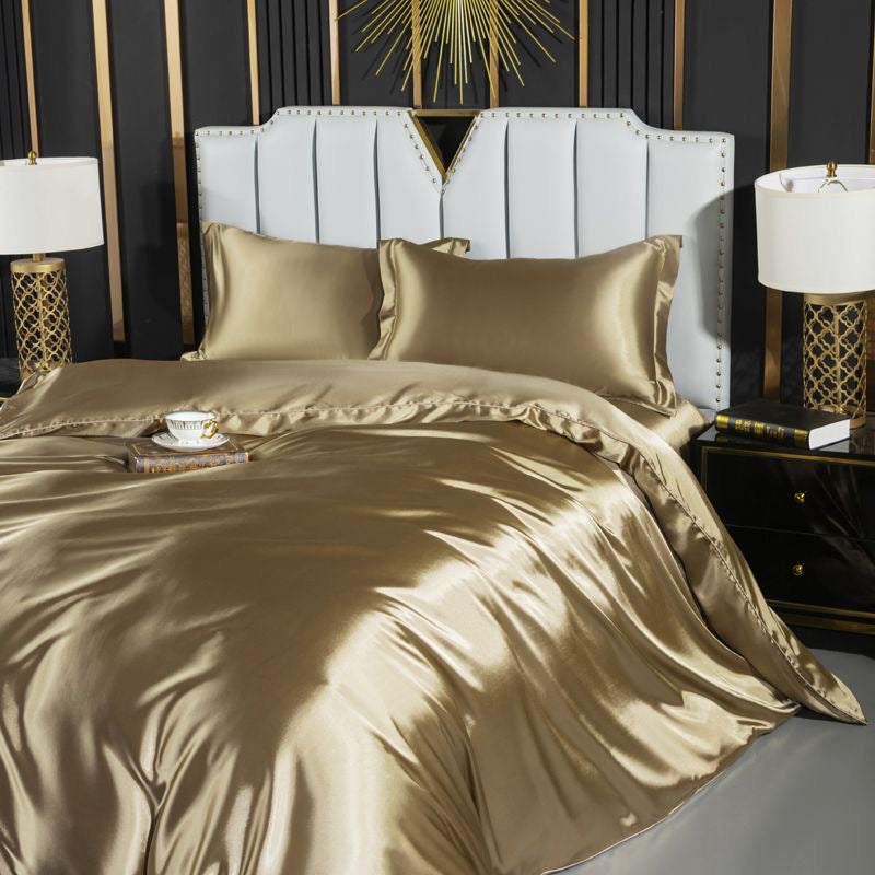 Luxury Cool & Moisture Soft Breathable Mulberry Silk Bedding Set