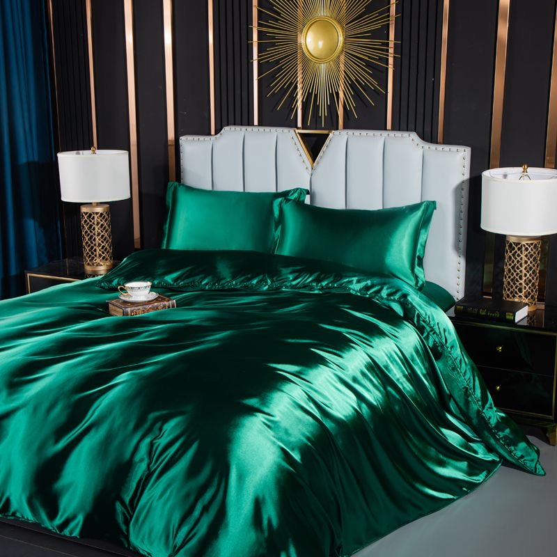 Luxury Cool & Moisture Soft Breathable Mulberry Silk Bedding Set