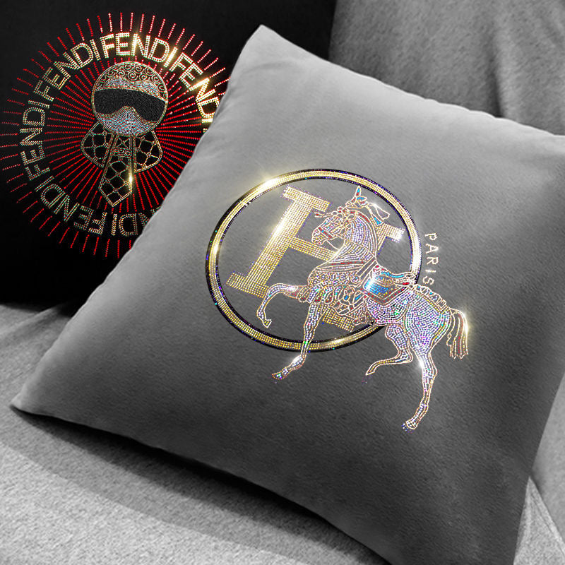 Bling Fashion Elegant Modern Decorative Velvet Soft Throw Pillow Covers