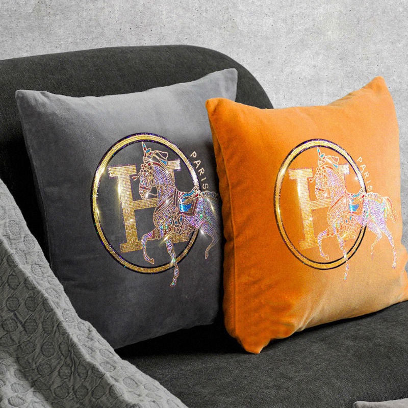 Bling Fashion Elegant Modern Decorative Velvet Soft Throw Pillow Covers