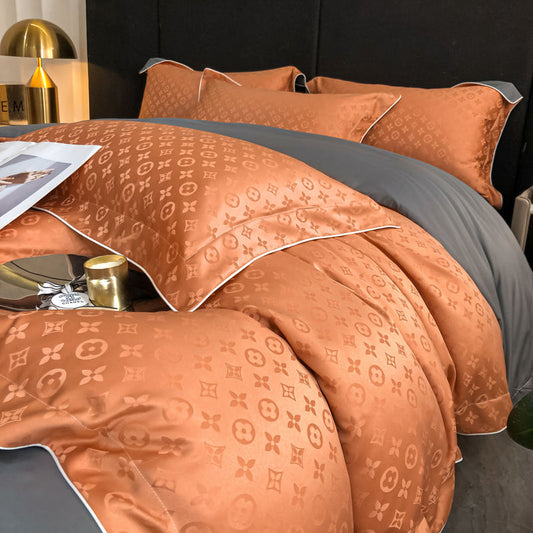 Luxurious Fashion Silky Soft Duvet Cover Bed Set