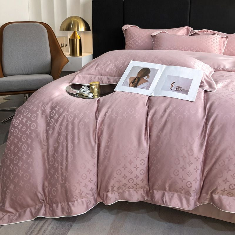 Luxurious Fashion Silky Soft Duvet Cover Bed Set