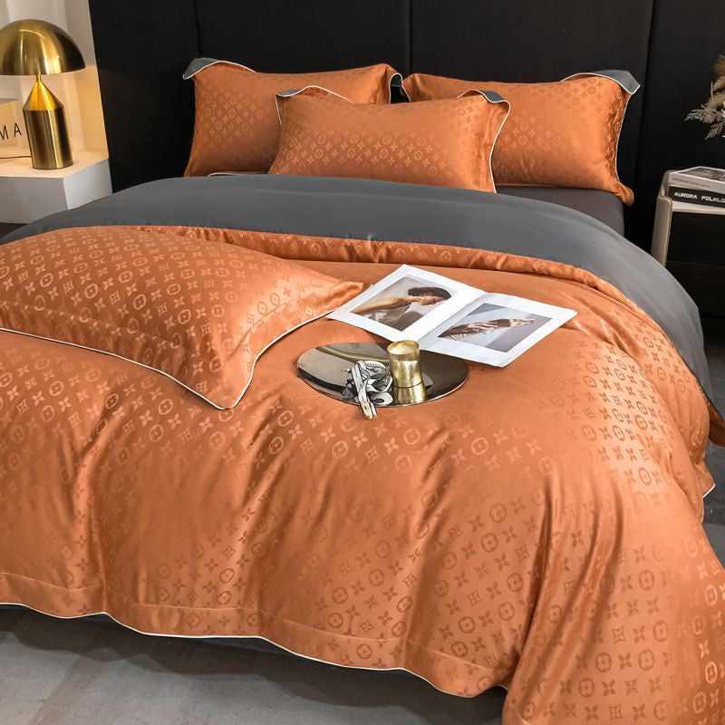 Luxurious Fashion Silky Soft Duvet Cover Bed Set