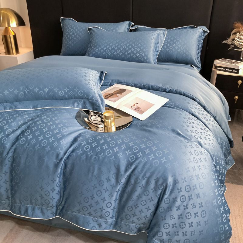 Luxurious Fashion Silky Soft Duvet Cover Bed Set