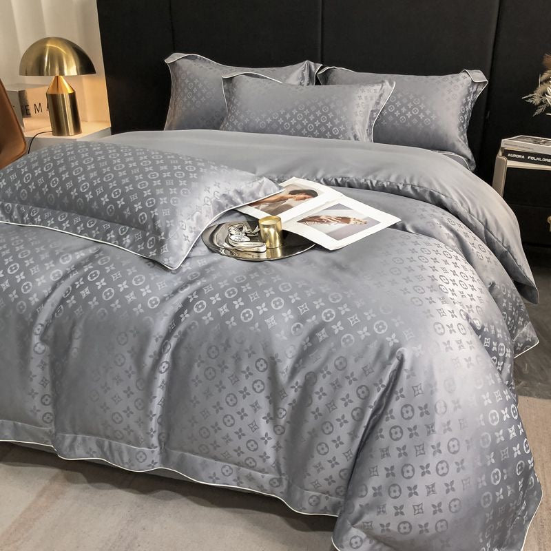 Luxurious Fashion Silky Soft Duvet Cover Bed Set
