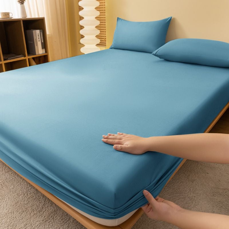 Colorful Comfy Breathable & Cooling Deep Pocket Fitted Bed Sheets Set