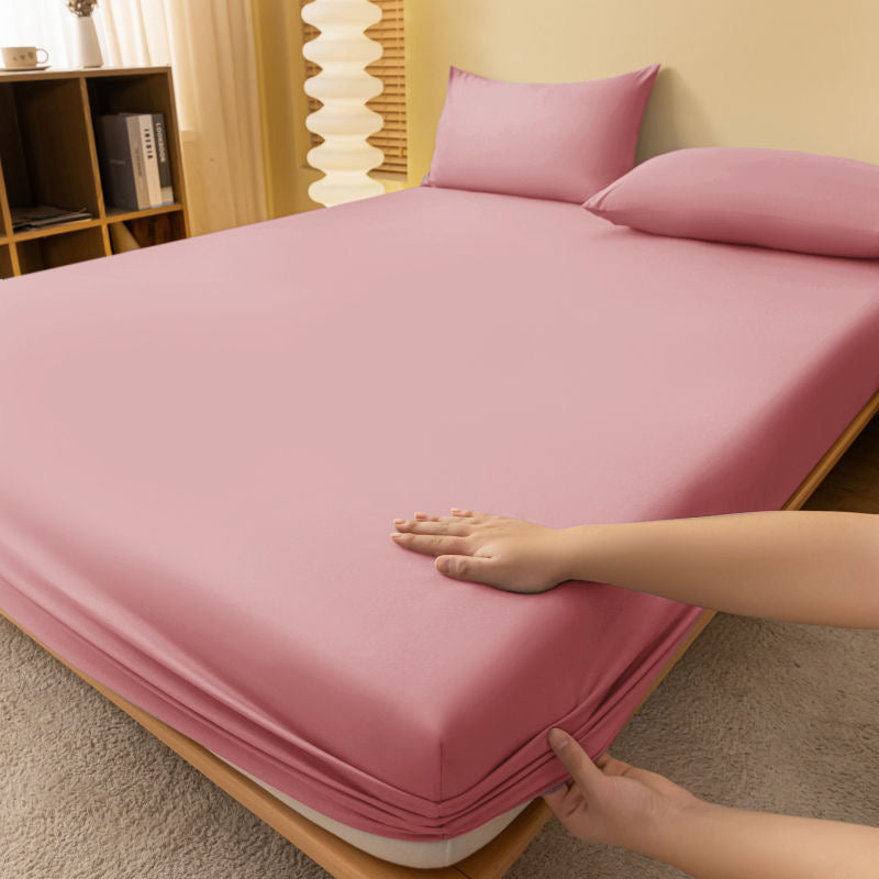 Colorful Comfy Breathable & Cooling Deep Pocket Fitted Bed Sheets Set