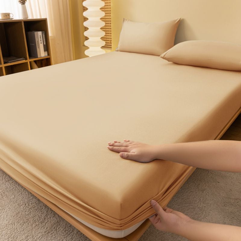 Colorful Comfy Breathable & Cooling Deep Pocket Fitted Bed Sheets Set