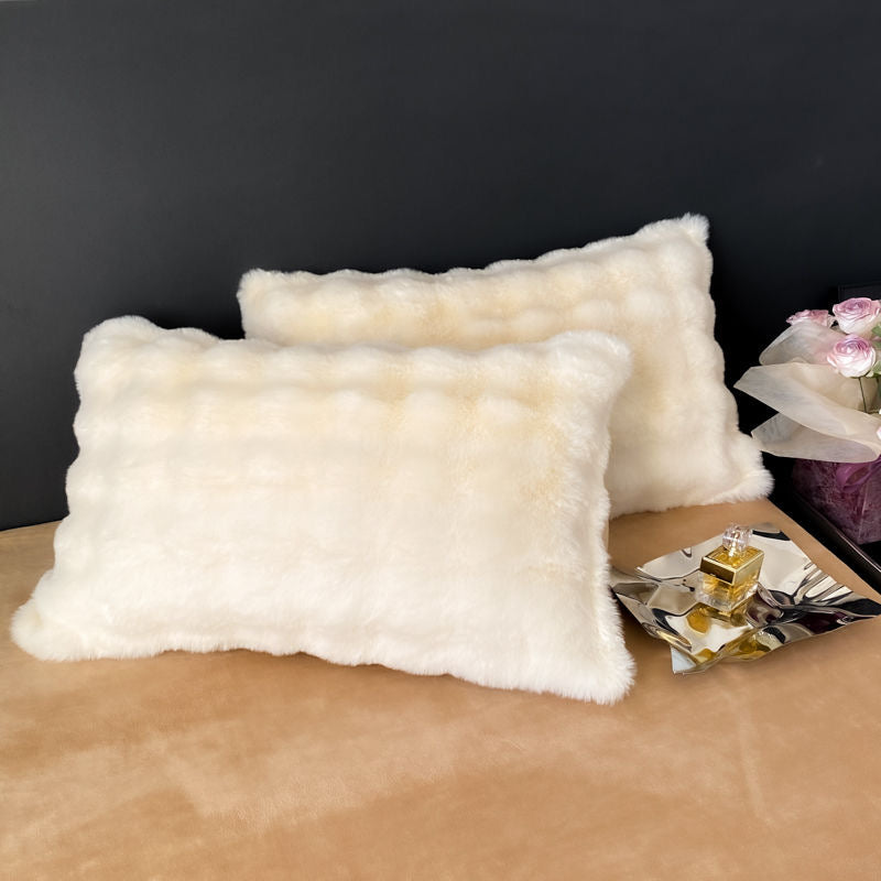 Classic Luxury Ultra Soft Faux Fur Cozy Comforter Bedding Set